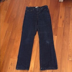 Vintage Women’s Levi's Boot Cut Jeans, Dark Wash, Size 8S